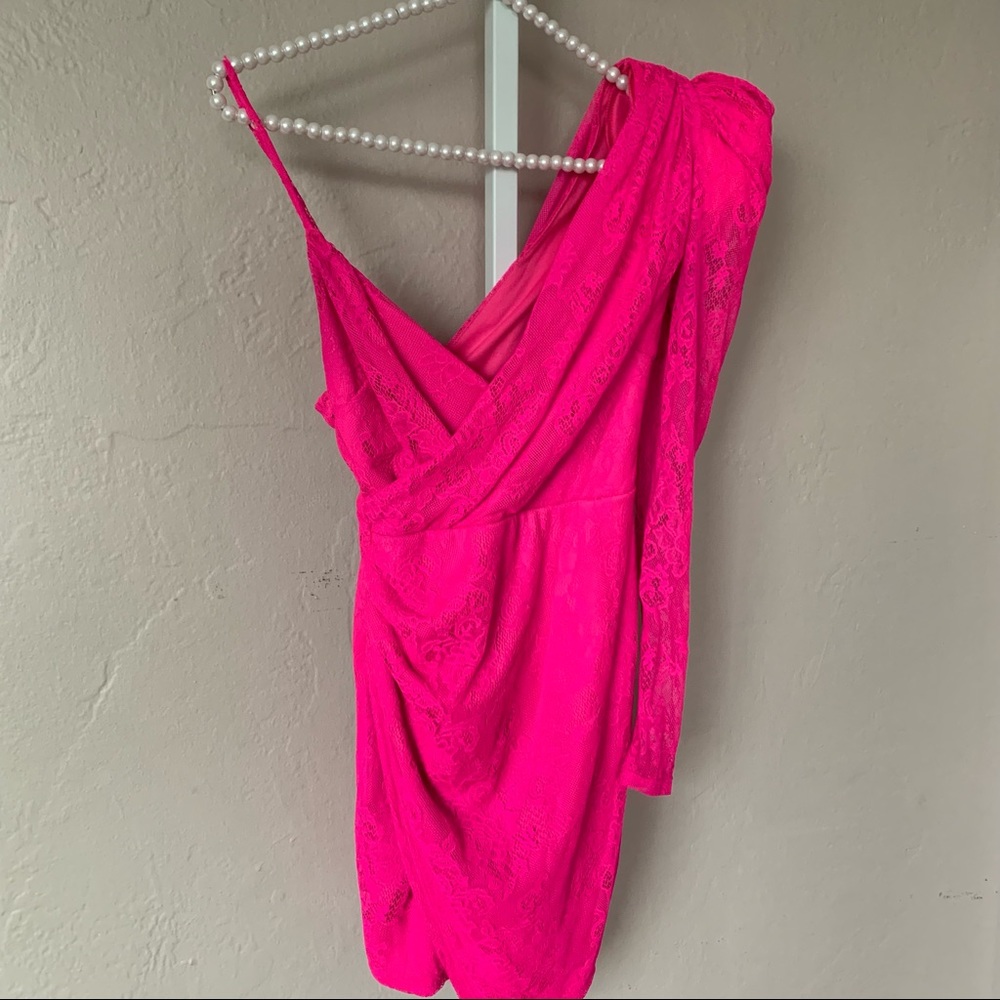 ASOS Hot Pink 80’s Dress